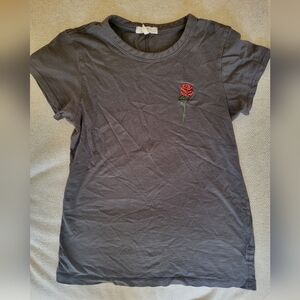 rag & bone Rose Script Tee XS